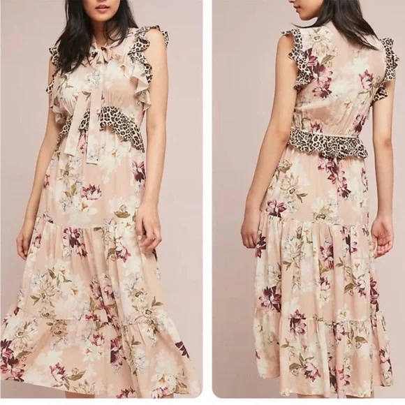 Anthropologie Kachel Sedona Sunrise Dress - Picture 2 of 12